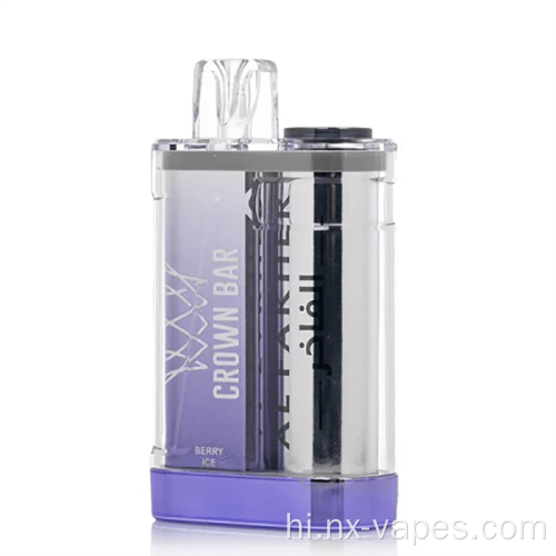 अल फाहकर क्रिस्टल 9000 पफ्स डिस्पोजेबल वेप्स